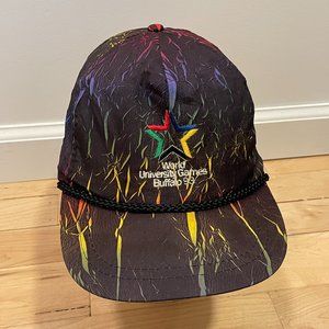 Vintage 1993 Buffalo New York World University Games Snapback Hat